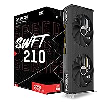 XFX Speedster SWFT210 Radeon RX 7600XT CORE Gaming Graphics Card with 16GB GDDR6 HDMI 3xDP, AMD RDNA 3 RX-76TSWFTFP
