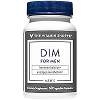 The Vitamin Shoppe DIM for Men with BioPerine - Supports Hormone Balance & Estrogen Metabolism - 200 MG (60 Vegetarian Capsules)