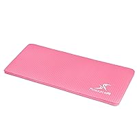Extra Thick Yoga Knee Pad and Elbow Cushion 15mm (5/8”) Fits Standard Mats for Pain Free Joints in Yoga, Pilates, Floor Workouts
