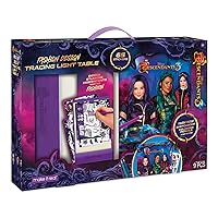 Make It Real - Disney Descendants 3 Sketchbook with Tracing Light Table. Fashion Design Tracing and Drawing Kit for Girls. Includes Sketch Pages, Stencils, Stickers, and Backlit Tracing Pad