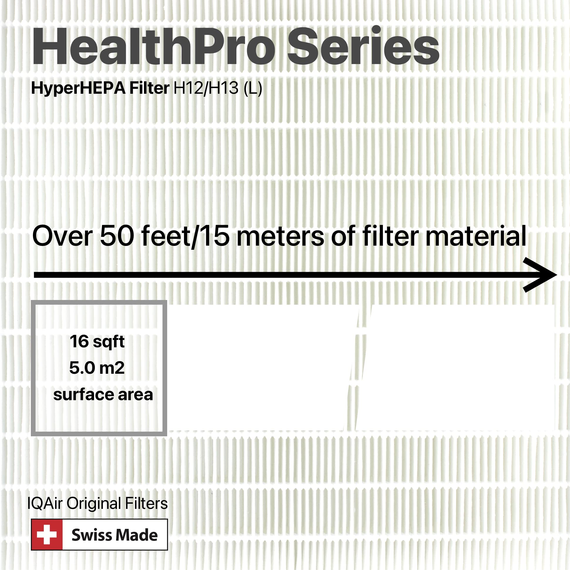IQAir HyperHEPA Filter - Genuine Replacement Air Filter For IQAir HealthPro Series - Filters Ultrafine Particles - Allergens, Dust, Pollen, Smoke, Pets, & More - Swiss Made Filters For Air Purifiers
