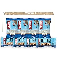 CLIF BAR - Chocolate Chip - Full Size and Mini Energy Bars - Made with Organic Oats - Non-GMO - Plant Based - 2.4 oz. and 0.99 oz. (20 Count)