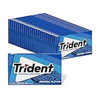 Trident Original Flavor Sugar Free Gum, 14 Pieces (Pack of 24) (336 Total Pieces)