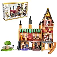 Wizarding World Harry Potter, Magical Minis Amazon Exclusive Deluxe Hogwarts Castle, 3 Classroom Playsets, 22 Accessories, 3 Figures, Lights & Sounds