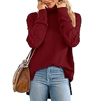 XIEERDUO Sweaters for Women Long Sleeve Chunky Knit Pullover Crewneck Sweatshirts