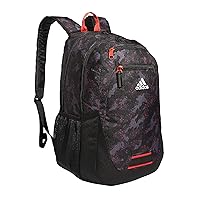 adidas Foundation 6 Backpack, Galaxy Camo Black-Bright Red/Black/Bright Red, One Size