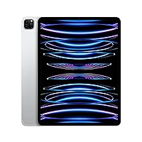2022 Apple iPad Pro (12.9-inch, Wi-Fi + Cellular, 256GB) - Silver (Renewed)