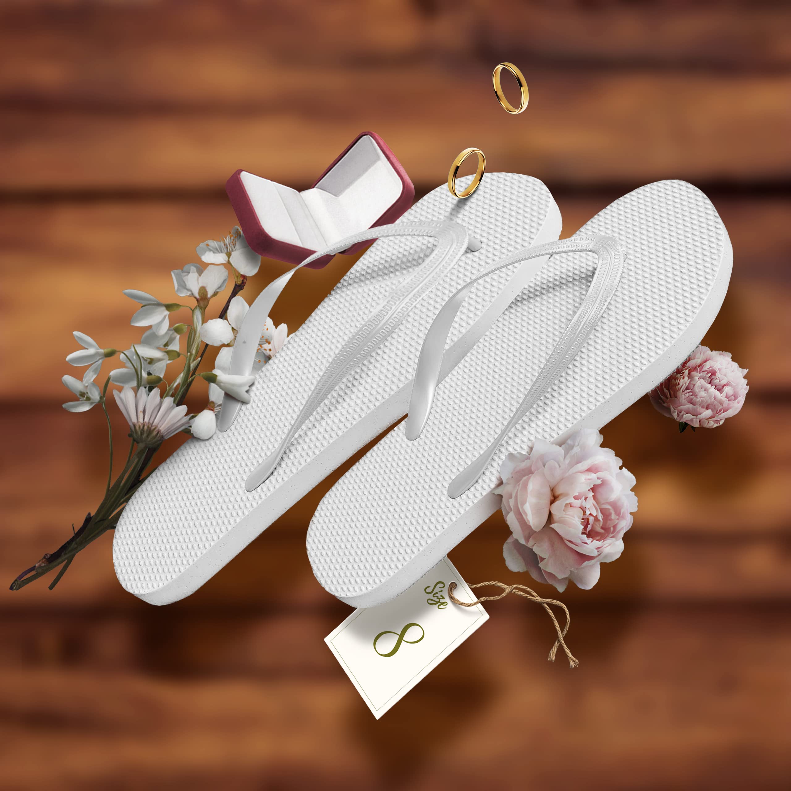 Orca Bulk Flip Flops For Wedding Guests | 52 Pack Wholesale Wedding Sandals
