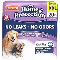 Hartz Home Protection Lavender Scent Odor Eliminating Gel Dog Pads, 30