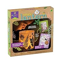 Craft-Tastic Nature Lantern - Nature DIY Craft Kit - Outdoor Crafting Fun - Bring Nature Inside - Comes with Material to Make Lantern with Tea Light - Ages 8+