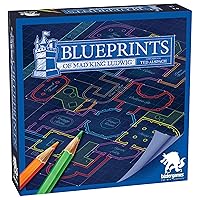 Blueprints of Mad King Ludwig - A Flip & Sketch Strategy Board Game by Bezier Games
