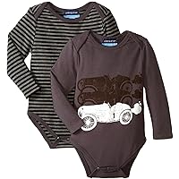 Andy & Evan baby-boys Race Car Graphic & Striped Bodysuit 2 Piece Set