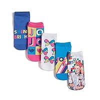 JoJo Siwa Girls' 5 Pack Shorty Socks
