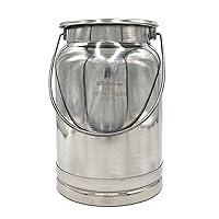 The Dairy Shoppe Stainless Steel Milk Can Totes (5 Liter)