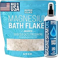 Pure Magnesium Spray & Bath Flakes Combo Kit