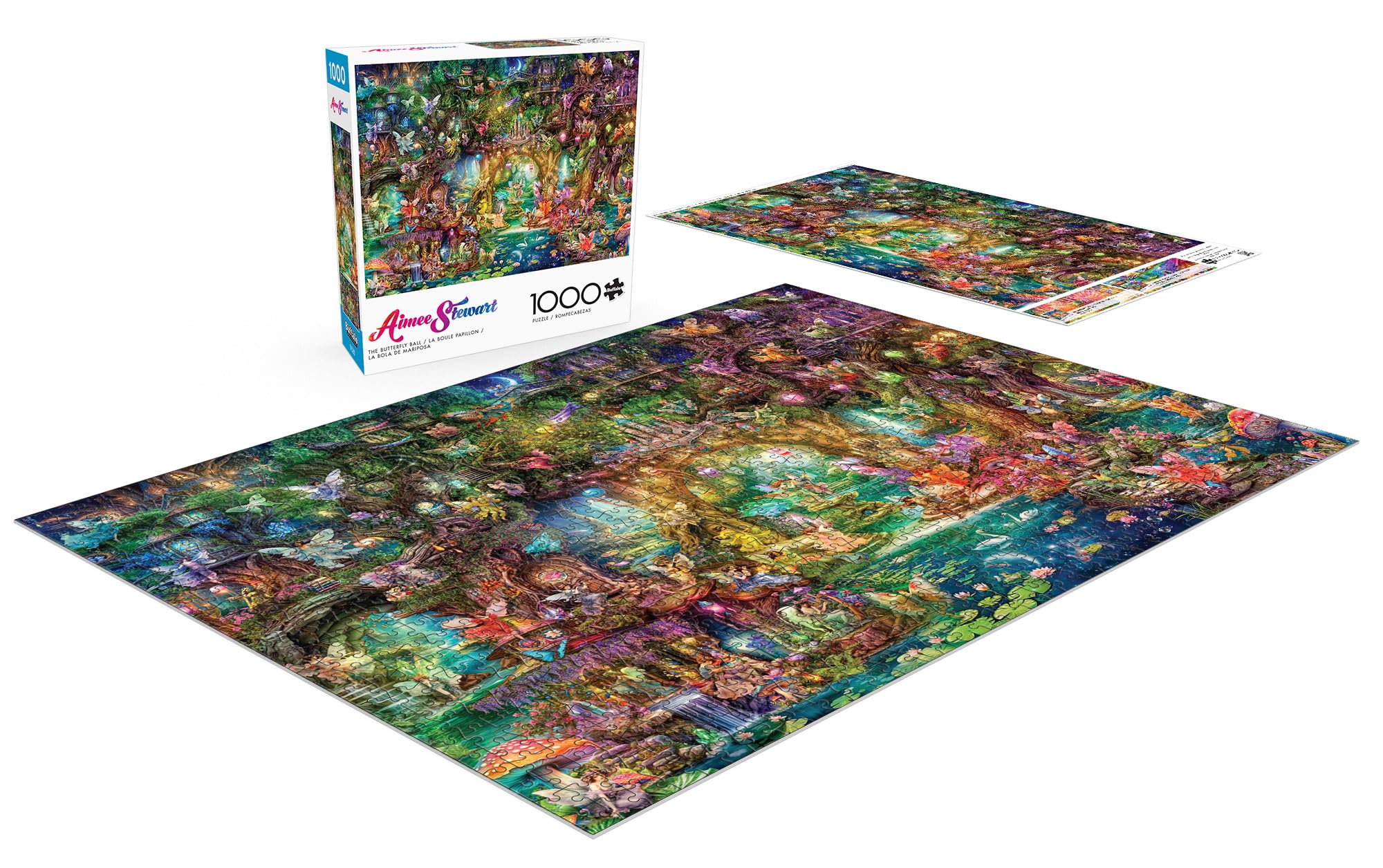 Buffalo Games - Aimee Stewart - The Butterfly Ball - 1000 Piece Jigsaw Puzzle for Adults Challenging Puzzle Perfect for Game Nights - Finished Size 26.75 x 19.75