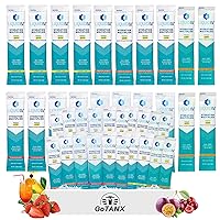 Liquid IV Hydration Multiplier Variety Pack Bundle. Includes 20 Packets - 4 Electrolytes Drink Mix Flavor: Golden Cherry, Strawberry, Lemon Lime, Passion Fruit, & Tropical Punch. By GoTanx