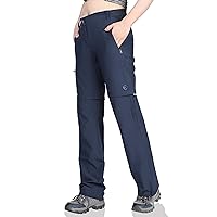 Outdoor Ventures Women's Convertible Pants, Quick Dry Hiking Zip-Off Pants, Stretch Lightweight Cargo Pants