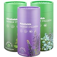 Shower Steamers Aromatherapy - 24packs Shower Bombs with Natural Essential Oils, Valentines Day Gifts for Her and Him (Lavender, Eucalyptus, Peppermint)