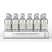 London Essence Company - Perfect Mixer for your Premium Spirits - Carbon filtered - Clean Mineral Aroma - Moderate Carbonation - Soda Water, 24 x 6.8 Fl Oz Bottles