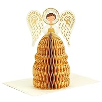 Hallmark Paper Wonder Displayable Pop Up Honeycomb Christmas Card (Angel)