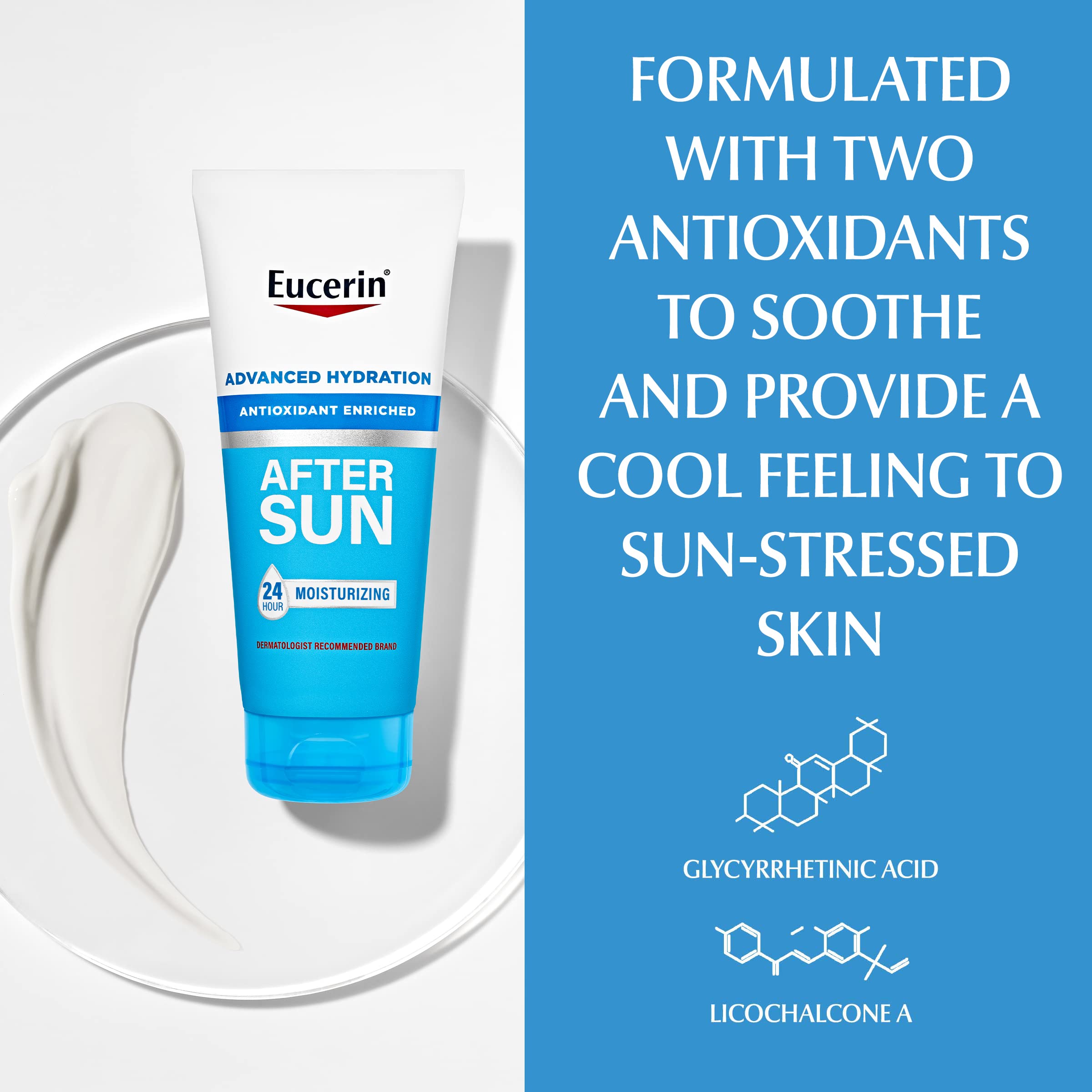Eucerin Sun Advanced Hydration SPF 30 Sunscreen Lotion Advanced Hydration After Sun Lotion (5 fluid ounce sunscreen and 6.7 fluid ounce after sun lotion)