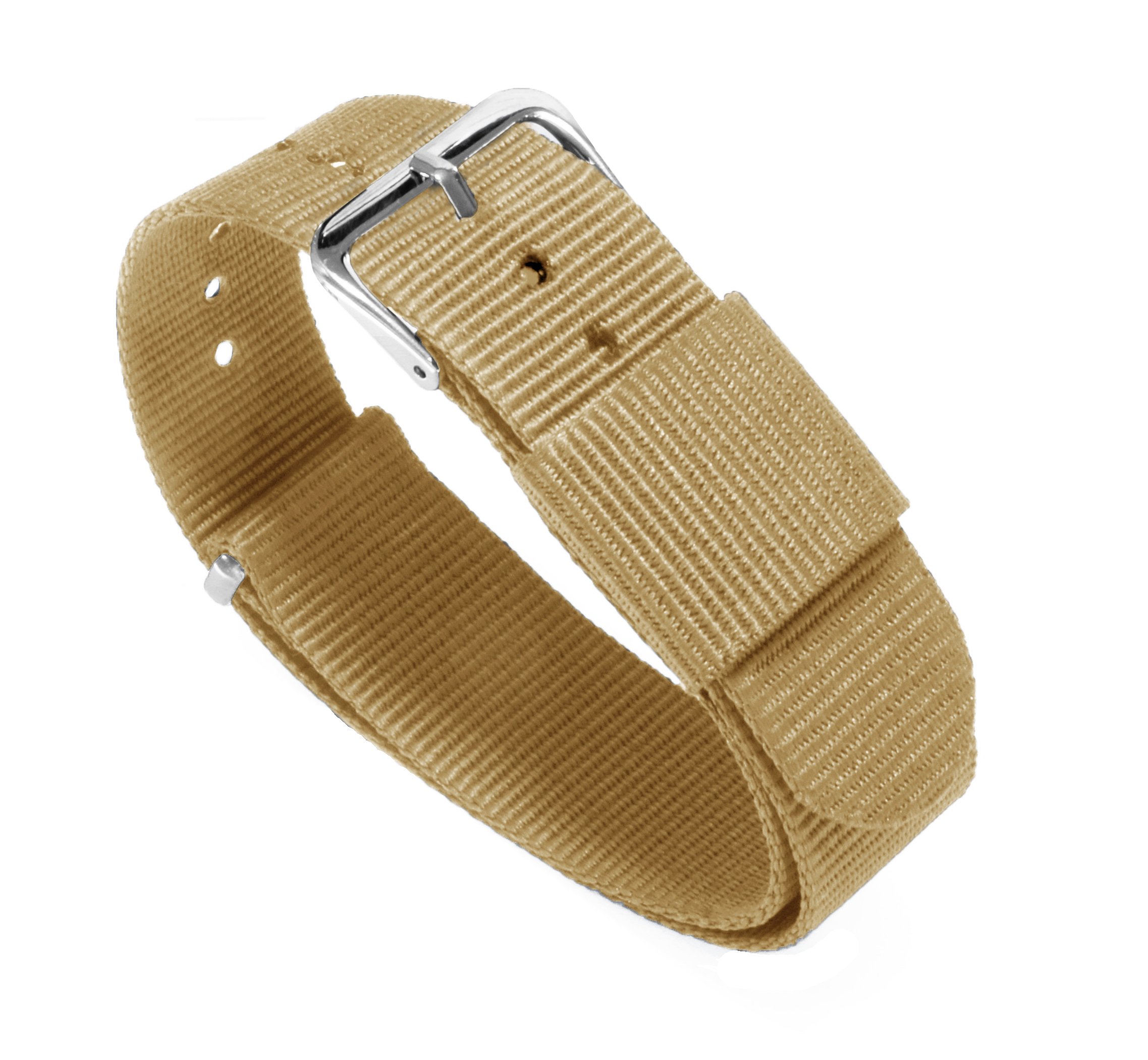 BARTON Watch Bands - Ballistic Nylon NATO® Style Straps - Choice of Color, Length & Width (18mm, 20mm, 22mm or 24mm)