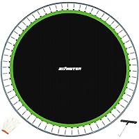 Replacement Jumping Mat, Fits 15 ft Round Trampoline Frame with 96 V-Hooks, Using 7