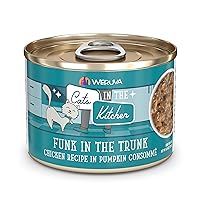 Cats in The Kitchen, Funk in The Trunk with Chicken in Pumpkin Consomme Cat Food, 6oz Can (Pack of 24)