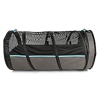 Sherpa Pet Tube Tunnel Pet Travel Kennel - Black/Gray, One Size