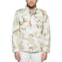 Levi's Men's Washed Cotton Military Jacket (Regular & Big & Tall Sizes)