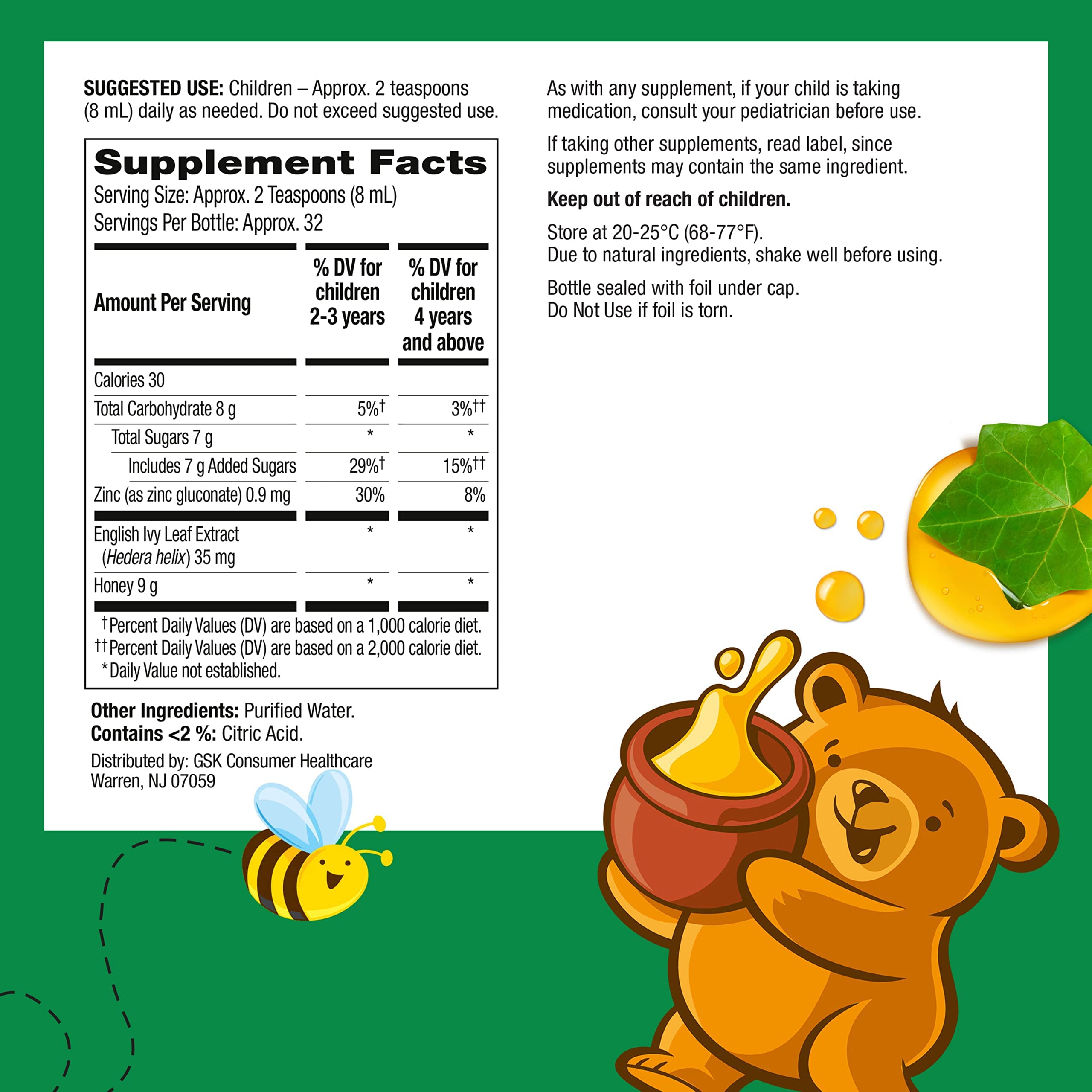 Children's Robitussin Naturals Cough Plus Mucus Dietary Supplement, 8.3 Oz