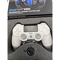 SCUF 4PSO Infinity Pro Quickbuy Pro Controller for PS4 &PC- White- Gaming Controller (Renewed)