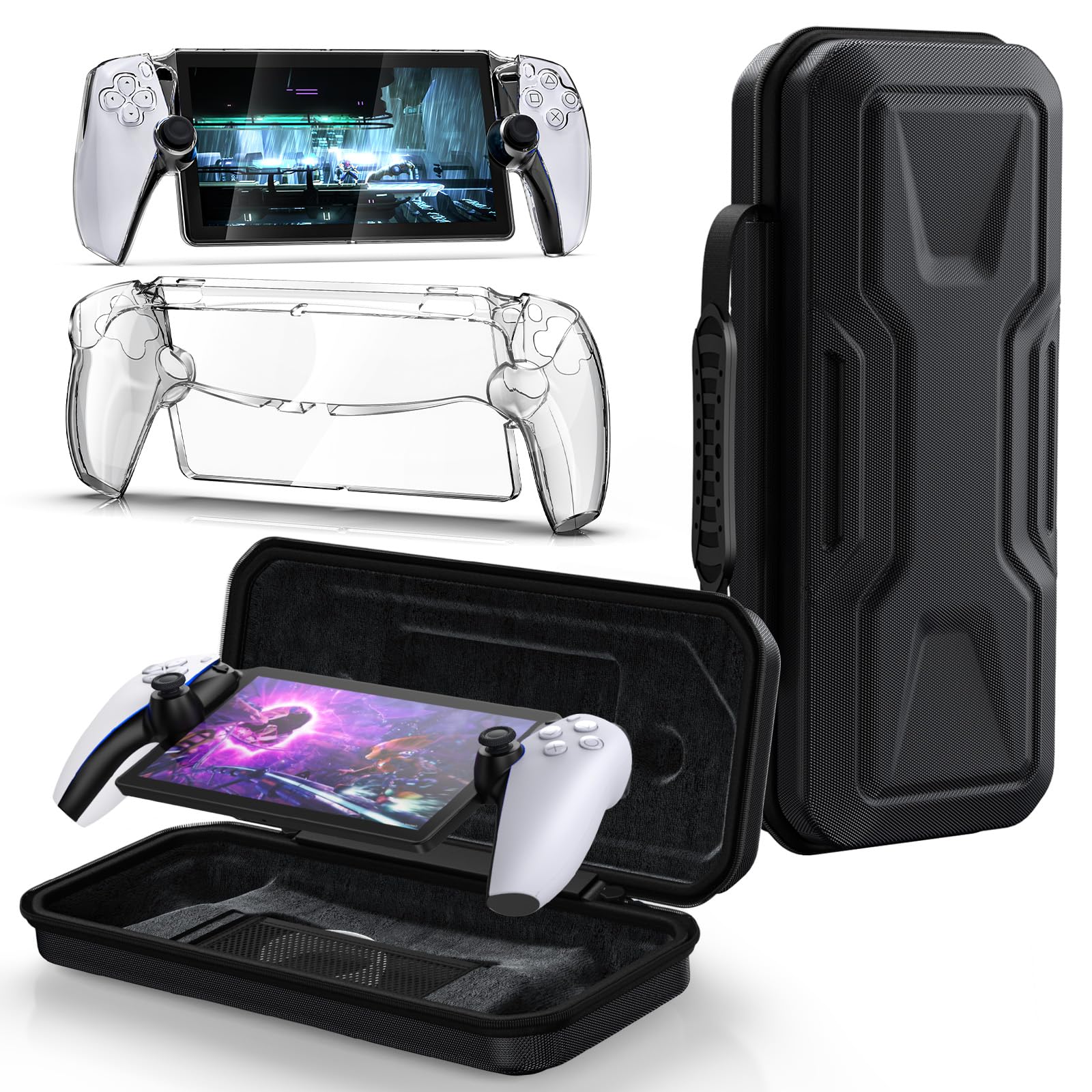 Klipdasse Protective Case and Carrying Case for Playstation Portal Accessories