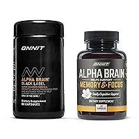 ONNIIT Bundle - Alpha Brain (30ct) + Alpha Brain Black Label (80ct)