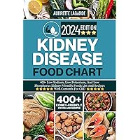 Kidney Disease Food Chart: 400+ Low Sodium Low Potassium And Low Phosphorus Kidney Friendly Foods List And Recipes With Contents For CKD (Aubrette LaGarde's Cookbooks For Renal Related Diseases) Kidney Disease Food Chart: 400+ Low Sodium Low Potassium And Low Phosphorus Kidney Friendly Foods List And Recipes With Contents For CKD (Aubrette LaGarde's Cookbooks For Renal Related Diseases) Kindle Paperback