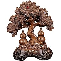 CHUNCIN - Gourd Fortune Tree Decoration Opening Gift Lucky Living Room Wine Cabinet Gourd Decoration Shop Cashier Decoration Home Crafts (Size : Medium) (Size : Medium)