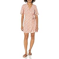 Billabong Women's All for You 2 Mini Wrap Dress