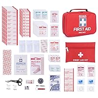 First Aid Kit,230Pieces Car First Aid Emergency Kit,2-in-1 Travel First Aid Kit+Extra Mini First Aid Kit for Home,Backpacking,Camping,Hiking,Hunting,Office,Sports & Outdoor