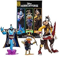 McFarlane Toys - Disney Mirrorverse Genie 5in Scrooge McDuck 5in and Goofy 7in Action Figure 3pk, Gold Label, Amazon Exclusive