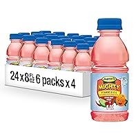 Mott's Mighty Flying Fruit Punch Juice Drink, 8 Fl Oz Bottles, 24 Count (4 Packs of 6)