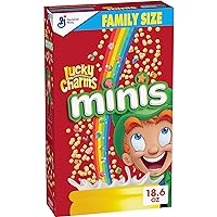 Minis Cereal with Marshmallows, Kids Breakfast Cereal, Family Size, 18.6 oz
