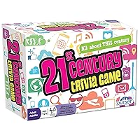 Outset Media 21st Century Trivia Game - Party Game - Family Game - Travel Game - Fun and Easy to Play - 1200 Trivia Questions - for 2 or More Players - Ages 12+