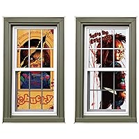 Child's Play Chucky Window Paper Silhouettes - 32.5