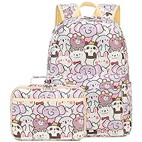 CAMTOP Backpack for Girls Boys Kids School Backpack with Lunch Box Preschool Kindergarten BookBag Set