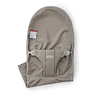 BabyBjörn Fabric Seat for Bouncer, Mesh, Gray Beige