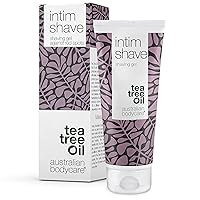 Australian Bodycare intim Shave 100ml - Intimate Shaving Gel with Tea Tree Oil for Ingrown Hairs, Irritation & Razor Bumps, for Bikini line Shaving and Shaving The Intimate Area, pH Balanced (100 ml)