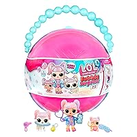 L.O.L. Surprise! Bubble Surprise Deluxe - Collectible Dolls, Pet, Baby Sister, Surprises, Accessories, Unboxing, Color-Change Foam Reaction - Great Gift for Girls Age 4+