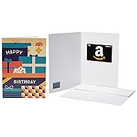 Amazon.com Gift Card in a Birthday Greeting Card (Various Designs)