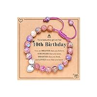UPROMI Happy 8th/9th/10th/11th/12th/13th/14th Birthday Gifts for Girls Bracelet
